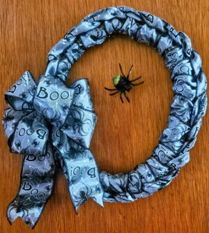 Boo Spider Wreath | Spooky Halloween Door Decor
